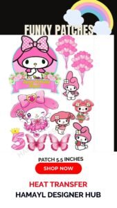 Funky Patch 219- Full HD colors - Heat Transfer