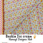 Colorful sprinkle-themed lawn fabric inspired by ice cream – Fun Food Lawn Collection