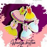 Frock Buttons - Set of 3