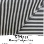 Black and white striped lawn fabric – Minimalist Monochrome Lawn Collection