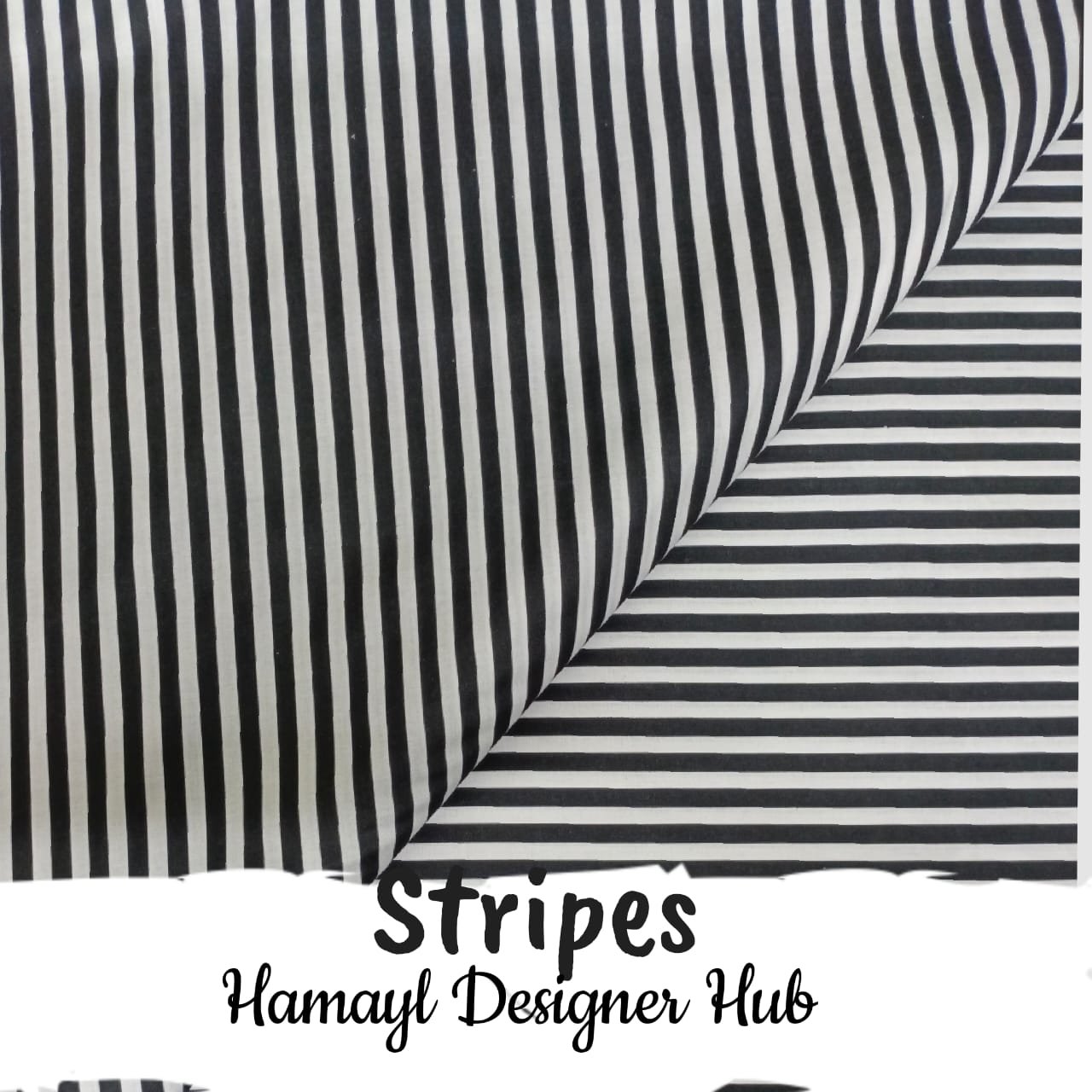 Stripes – digital printed lawn fabric, 45-inch width, unstitched