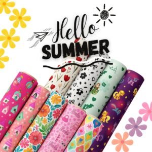 Funky Digital Lawn – digital printed lawn fabric in Pakistan