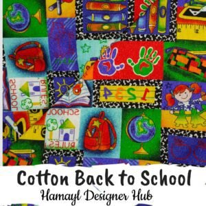 Cotton Back to School – 45 inch kids printed cotton fabric in Pakistan – Hamayl Designer Hub
