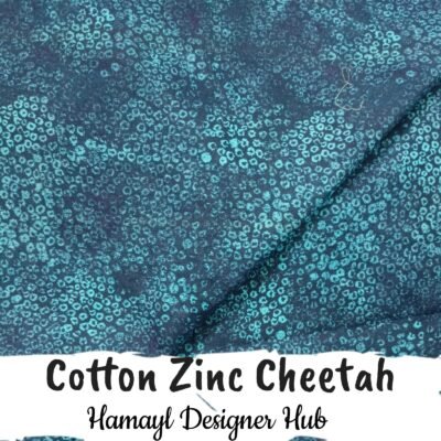 Cotton Zinc Cheetah – 45 Inch Printed Cotton Fabric | Hamayl Designer Hub