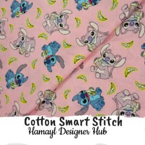Cotton Smart Stitch Fabric – Cartoon Print – 45 Inch Width