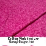 Cotton Pink Textured Fabric – 45 Inch Width