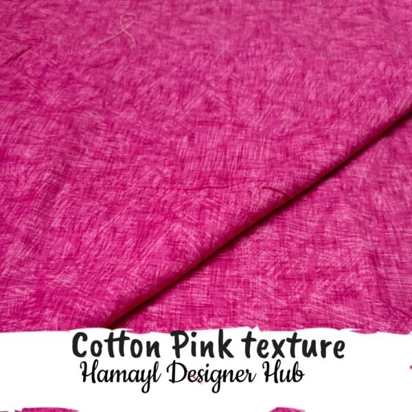Cotton Pink Textured Fabric – 45 Inch Width