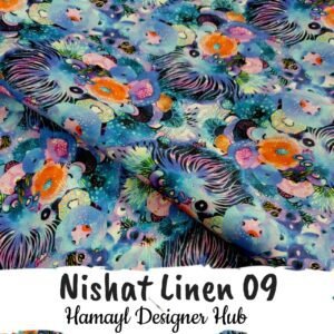 Nishat Linen 09 – 2 Piece Linen Suit | Premium Winter Collection – Hamayl Designer Hub