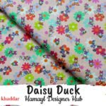 Daisy Duck – Funky Khaddar Suit (Digital Print) | Hamayl Designer Hub
