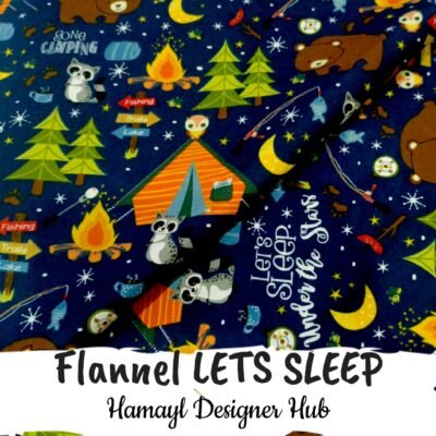 Flannel Let’s Sleep – 45 Inch Export Quality Funky Nightwear Fabric