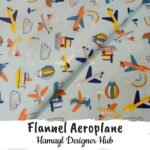 Flannel Aeroplane – 45 Inch Export Quality Funky Nightwear Fabric