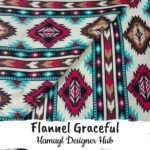 Flannel Graceful– 45 Inch Export Quality Funky Nightwear Fabric