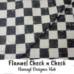 Flannel Check n Check– 45 Inch Export Quality Funky Nightwear Fabric