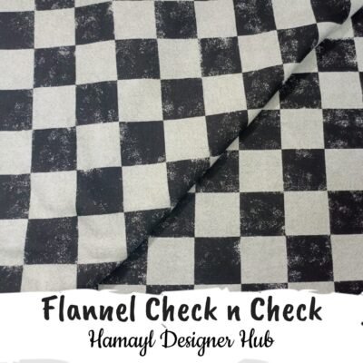 Flannel Check n Check– 45 Inch Export Quality Funky Nightwear Fabric