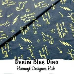 Denim Blue Dino