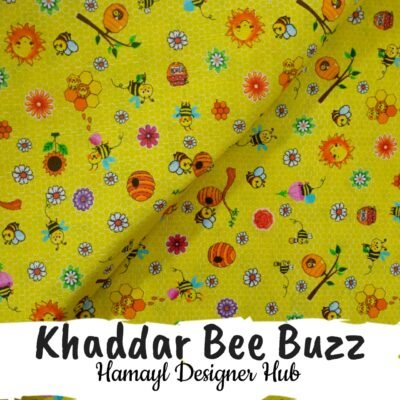 Bee Buzz– Khaddar Suit (Digital Print) | Hamayl Designer Hub 2025