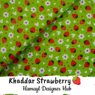 Strawberry– Khaddar Suit (Digital Print) | Hamayl Designer Hub 2025