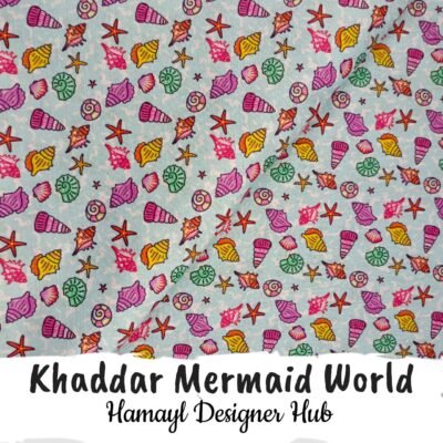 Mermaid World– Khaddar Suit (Digital Print) | Hamayl Designer Hub 2025