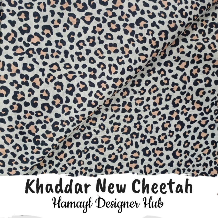 New Cheetah– Khaddar Suit (Digital Print) | Hamayl Designer Hub 2025 — unstitched fabric