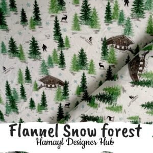 Flannel Snow Forest