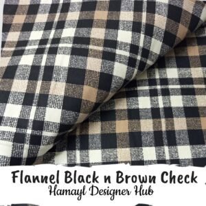 Flannel Black n Brown Check