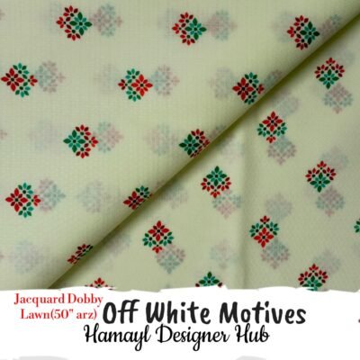 Off White Motives- Printed Jacquard