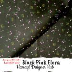 Black n Pink Flora