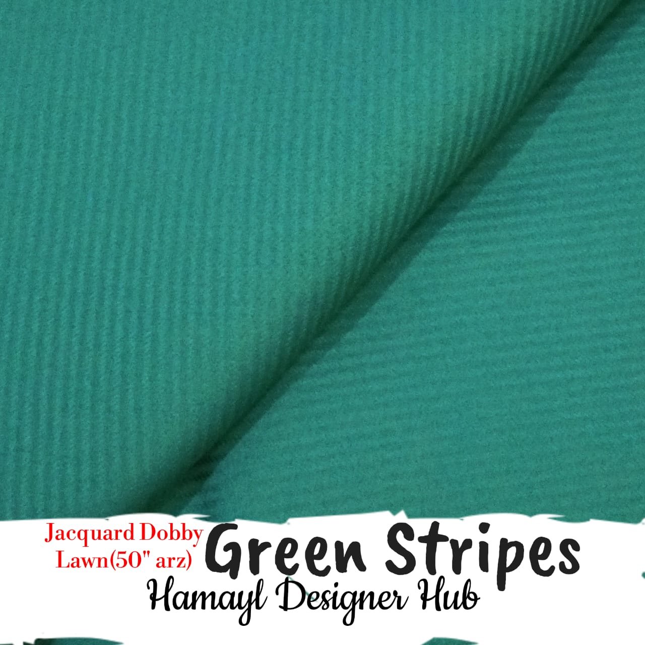 sample plain jacquard Green Strips
