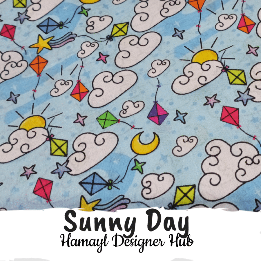 Sunny Day -Funky Digital Lawn- Hamayl Designer Hub