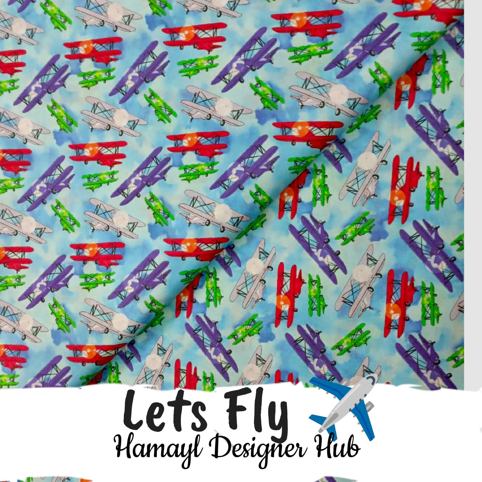 frozen world fabric funky digital lawn hamayl designer hub Lets Fly
