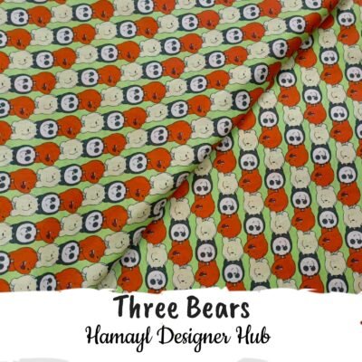 Three Bears -Funky Digital Lawn- Hamayl Designer Hub