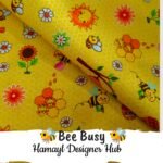 Bee Busy-Funky Digital Lawn- Hamayl Designer Hub