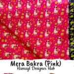 Mera Bakra pink - Funky Digital Lawn - Hamayl Designer Hub