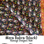 Mera Bakra Black - Funky Digital Lawn - Hamayl Designer Hub