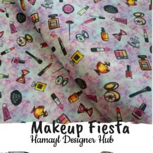 Makeup Fiesta  -Funky Digital Lawn- Hamayl Designer Hub