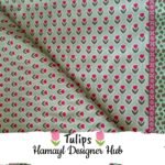 Tulips -Funky Digital Lawn- Hamayl Designer Hub