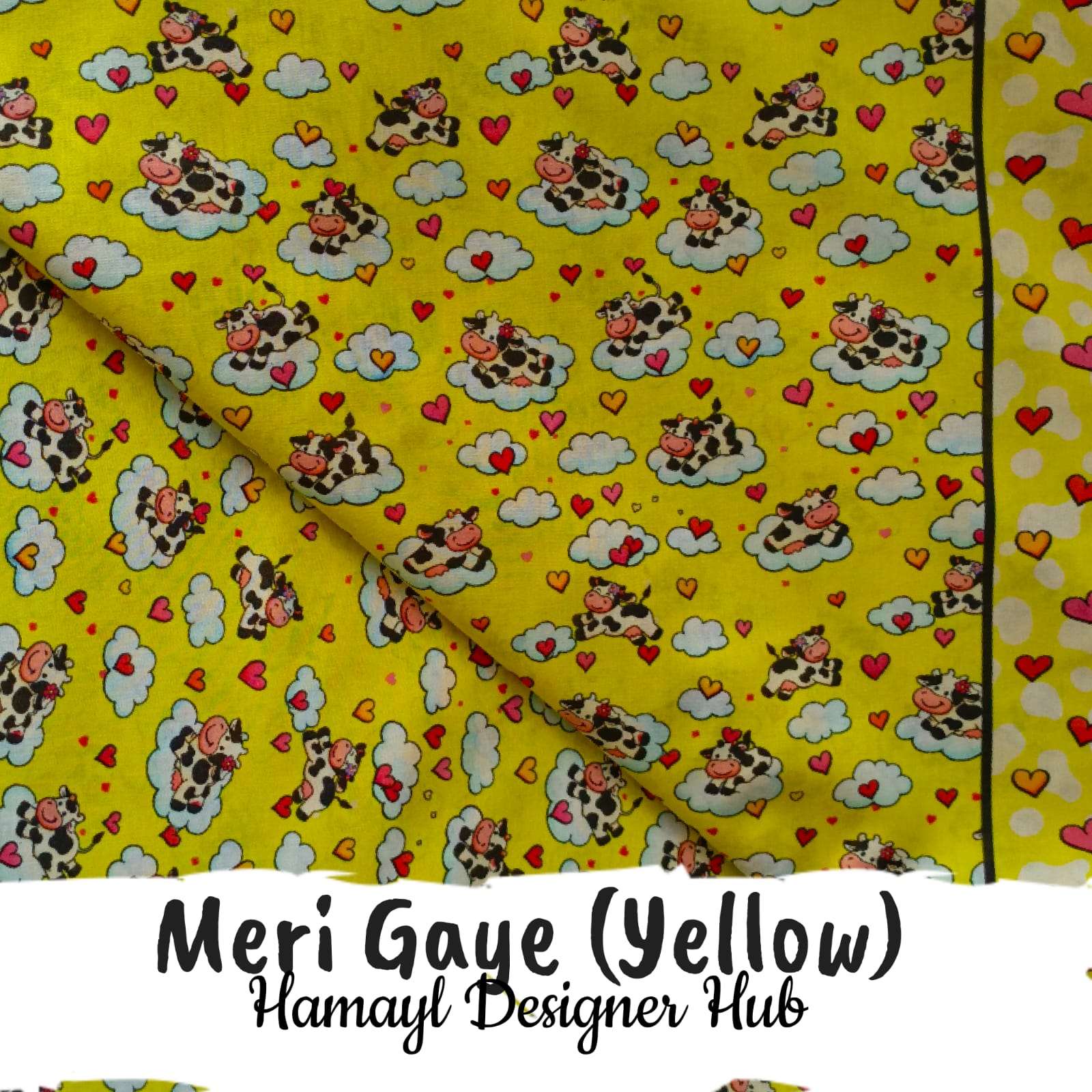 Azadi-Festive-Funky Digital Lawn- Hamayl Designer hub