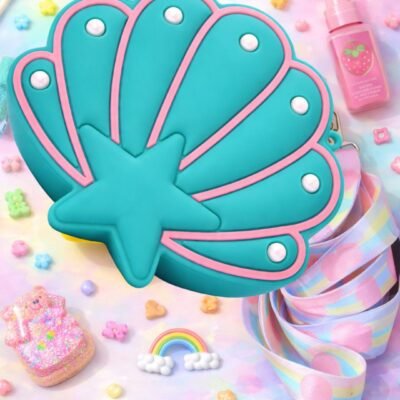 Mermaid Sea Green Silicone Crossbody Bag 2026