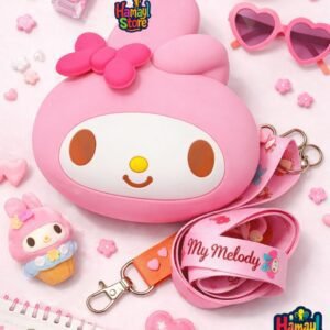 My Melody Pink Silicone Crossbody Bag 2026 – Waterproof Kids Character Bag Pakistan