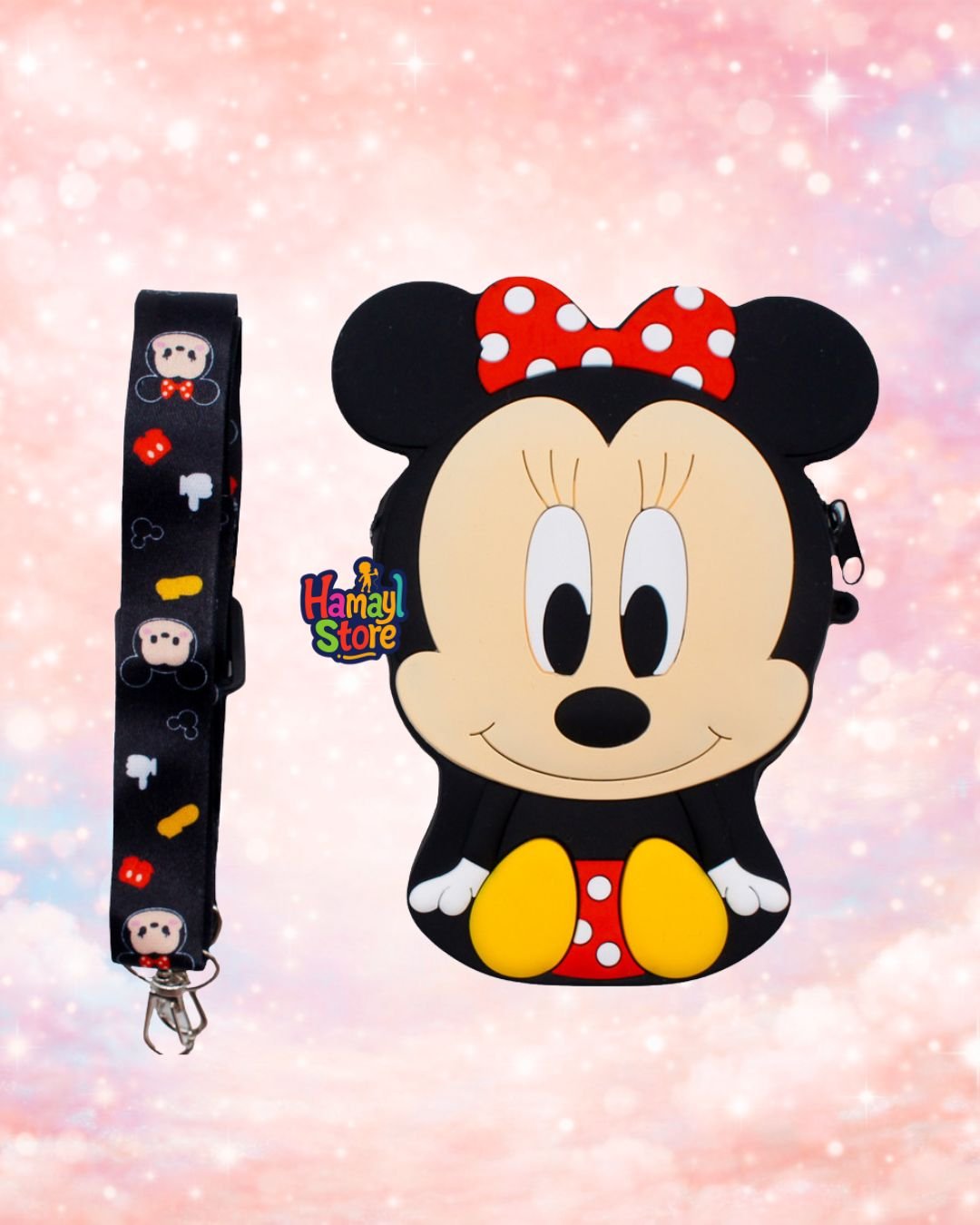 Disney Minnie Silicone Crossbody Bag 2026 Disney Minnie Silicone Crossbody Bag 2026 – Waterproof Kids Character Bag Pakistan