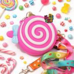 Candy Silicone Bag Pakistan 2026 – Pink Swirl Kids Crossbody | Hamayl Designer Hub