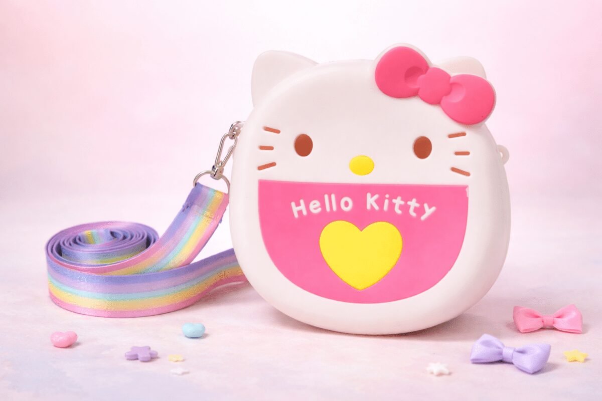 Hello Kitty Silicone Crossbody Bag – kids bag
