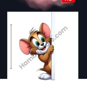 Peekaboo Mouse 6x5 Iron On Patches in Pakistan waterproof heat transfer patch for summer lawn and winter hoodies Punjab Sindh KPK