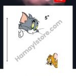 Peekaboo Cat Mouse 5 Inch Iron On Patches in Pakistan waterproof heat transfer patch for summer lawn and winter hoodies Punjab Sindh KPK