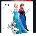 Frozen Elsa Anna Olaf 5x4 Iron On Patches in Pakistan waterproof HD heat transfer for girls dresses lawn cotton khaddar hoodies