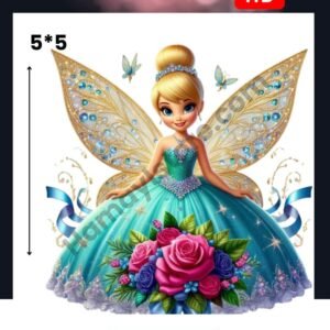Fairy Princess Wings 5x5 Iron On Patches in Pakistan waterproof HD heat transfer for girls dresses lawn cotton khaddar hoodies denim