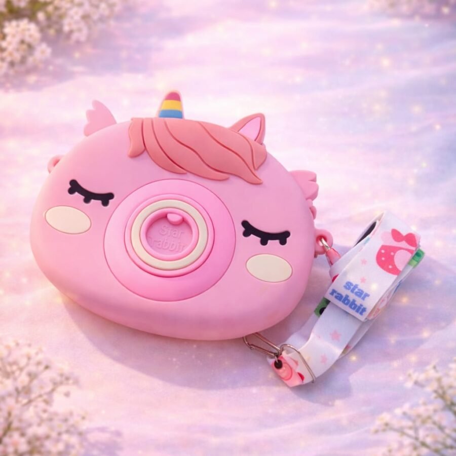 Unicorn Baby Pink Silicone Bag – kids bag