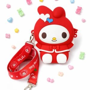 My Melody Red Silicone Crossbody Bag 2026 – Waterproof Kids Character Bag Pakistan