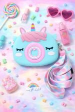 Unicorn Sky Silicone Crossbody Bag 2026 – Waterproof Pastel Kids Bag Pakistan