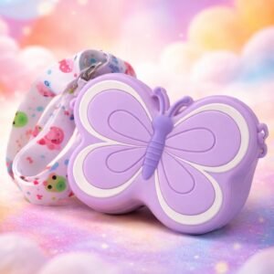🦋 Lilac Butterfly Silicone Crossbody Bag – Kids Collection 2026